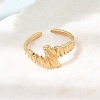 304 Stainless Steel Cuff Open Rings SA-CBAD22F-01G-G-3