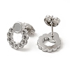 Non-Tarnish 304 Stainless Steel Stud Earring Finding LS-STAS-E180-06P-2