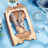 Wood Animal Hanging Ornaments HJEW-WH0053-08A-6