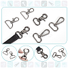 30Pcs 3 Styles Zinc Alloy Swivel Lobster Claw Clasps FIND-WR0009-68B-4