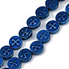 Electroplated Synthetic Non-magnetic Hematite Beads Strands G-K375-B02-04-1