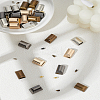 24 Sets 4 Colors Zinc Alloy Cord Ends FIND-LP0008-23-1