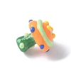 Handmade Lampwork Bumpy Beads LAMP-Q007-01B-2