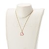 304 Stainless Steel Enamel Stud Earrings & Pendant Necklaces Jewelry Sets SJEW-JS01196-03-10