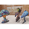 Double-sided Painted Flat Acrylic Mushroom Ornament PW-WG283BE-05-2