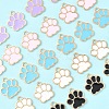 80Pcs 5 Colors Alloy Enamel Pendants ENAM-YW0005-19-2