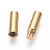 304 Stainless Steel Bayonet Clasps STAS-L134-02G-2