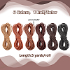 30 Yards 6 Colors Cowhide Leather Cord WL-PH0004-23A-2