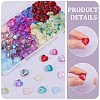 240Pcs 12 Colors Transparent Spray Painted Glass Beads GLAA-PH0003-27-4