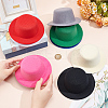 8Pcs 8 Colors EVA Cloth Mini Hat Fascinator Base AJEW-BC0007-03-3