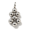 Non-Tarnish 201 Stainless Steel Pendants STAS-C052-01P-2
