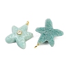 Natural Amazonite Pendants X-G-H353-01G-06-2