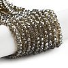 Electroplate Transparent Glass Beads Strands LS-EGLA-A035-T3mm-A16-1