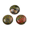 Natural Unakite Cabochons G-TAC0010-02A-1