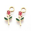 304 Stainless Steel Enamel Pendants STAS-T064-80-1
