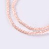 Glass Beads Strands EGLA-E057-02A-04-3