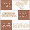 Flat Cotton Tassel Ribbons OCOR-WH0090-016-5