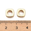 Brass Micro Pave Cubic Zirconia European Beads KK-K374-14G-3