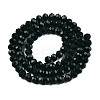 Opaque Solid Color Glass Beads Strands EGLA-A034-P1mm-D12-3