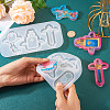 2Pcs 2 Style Medical Theme DIY Pendant Silicone Molds DIY-TA0005-23-6