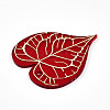 Transparent Printed Acrylic Pendants TACR-T028-33B-2