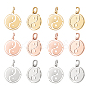 18Pcs 3 Colors 304 Stainless Steel Charms STAS-DC0003-02-1