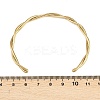 304 Stainless Steel Cuff Bangles for Women BJEW-L717-01G-3