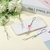 4Pcs 4 Colors Jellyfish & Star Mobile Straps FIND-GL0001-90-6