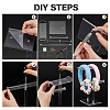 2-Tier Acrylic Headband Display Stands ODIS-WH0001-36-5