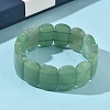 Natural Green Aventurine Beads Stretch Bracelets for Women Men BJEW-I323-02A-2
