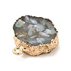 Transparent Resin Pendants CRES-F022-03D-4
