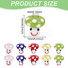 10Pcs 5 Colors Handmade Lampwork Beads GLAA-GO0001-03-2