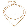 Alloy Pendant Necklaces for Women WGA6E2A-05-2