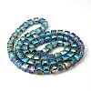Electorplated Glass Beads EGLA-E006-2J-2
