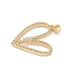 Brass Micro Pave Cubic Zirconia Pendants KK-D426-21C-G-2