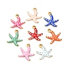 304 Stainless Steel Enamel Charms X-STAS-Q363-14I-G-1