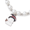 Alloy Enamel Charm Bracelets BJEW-JB10851-01-3