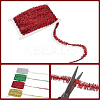 25 Yards Polyester Filigree Sparkle Tinsel Hanging Garland DIY-CY0001-97A-5