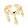 Brass Open Cuff Rings RJEW-Q778-31G-2