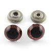 Craft Plastic Doll Eyes Stuffed Toy Eyes X-DIY-R039-8mm-1
