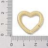 Rack Plating Brass Micro Pave Cubic Zirconia Twister Clasps KK-NH0002-10G-02-3