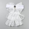Polyester Detachable Tulle Ruffle Collar DIY-WH0683-23-1