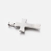 Tarnish Resistant 304 Stainless Steel Cross Pendants LS-STAS-M185-33P-3