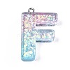 Transparent Epoxy Resin Pendants LS-CRES-S364-002F-1