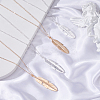 4Pcs 2 Colors Bohemian Vintage Feather Tassel Collarbone Necklaces NJEW-LP0001-25-3