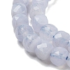 Natural Blue Lace Agate Beads Strands G-H042-A09-02-4
