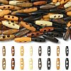 160Pcs 16 Styles Natural Wood Buttons FIND-CJ0004-42-1