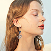 120Pcs 304 Stainless Steel Hoop Earrings Findings Kidney Ear Wires STAS-SP0001-32B-P-5