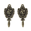 Tibetan Style Alloy Pendants FIND-C043-015AB-1