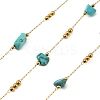 Handmade 316 Stainless Steel Nuggets Link Chains CHS-G051-01G-02-1
